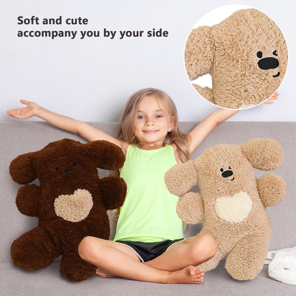 Cute Happy Puppy Pillow Sofa Cushion Bedroom Decorative Pillow Seat Back Cushion Bed Sleeping Small Pillow