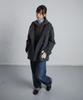 CGP (Women) Double-Button Half Coat - Dark Grey