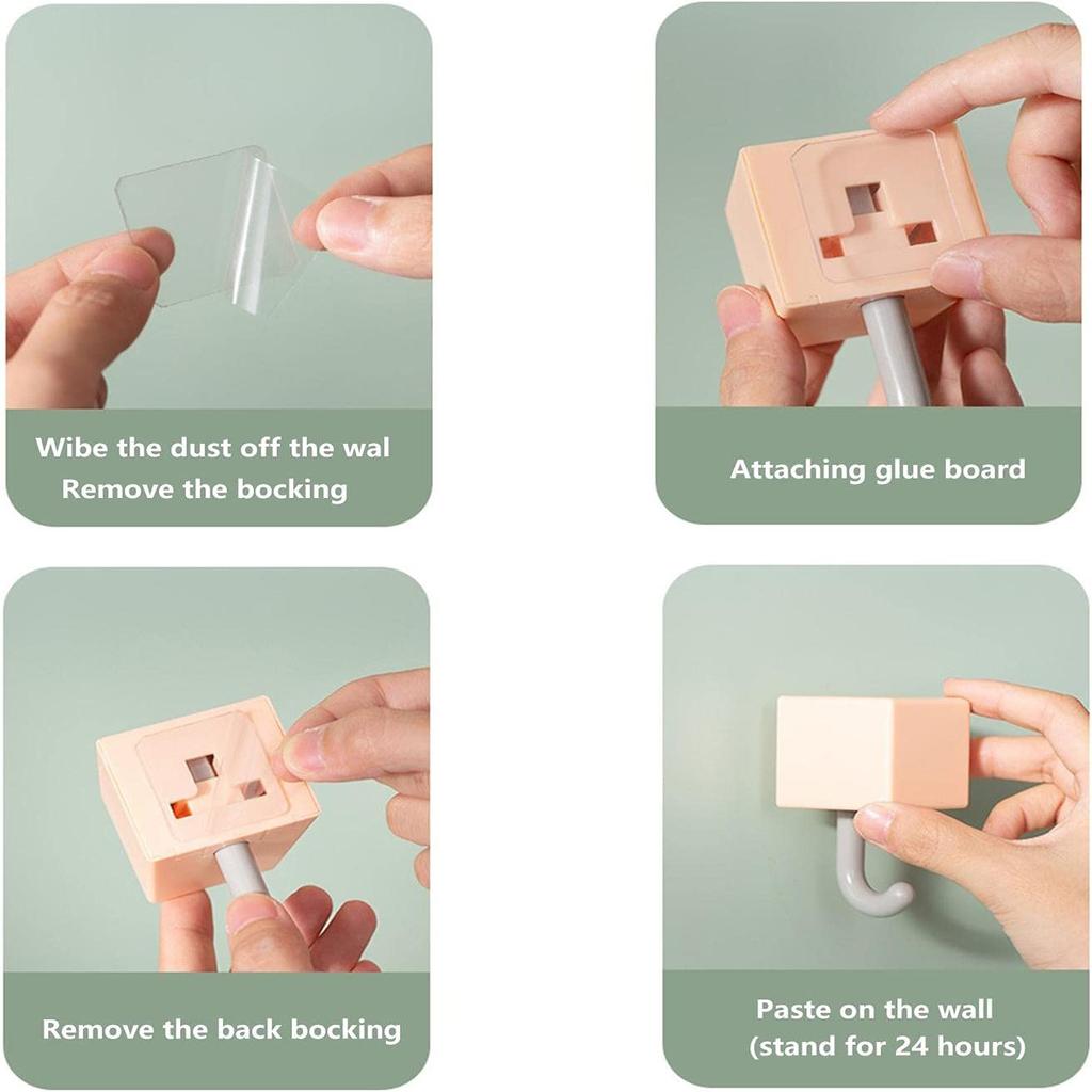 Creative Cat Hook Cute Cartoon Animal Cat Mouse Decorative Hook Dormitory Bedroom Door Hangers Hooks Home Wall Decoration