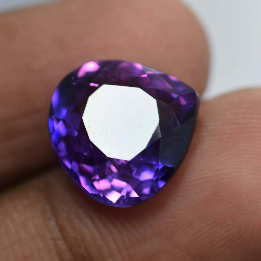 Authentic Natural Purple Tanzanite Pear Cut 6.4 Ct Rare Loose Gemstone