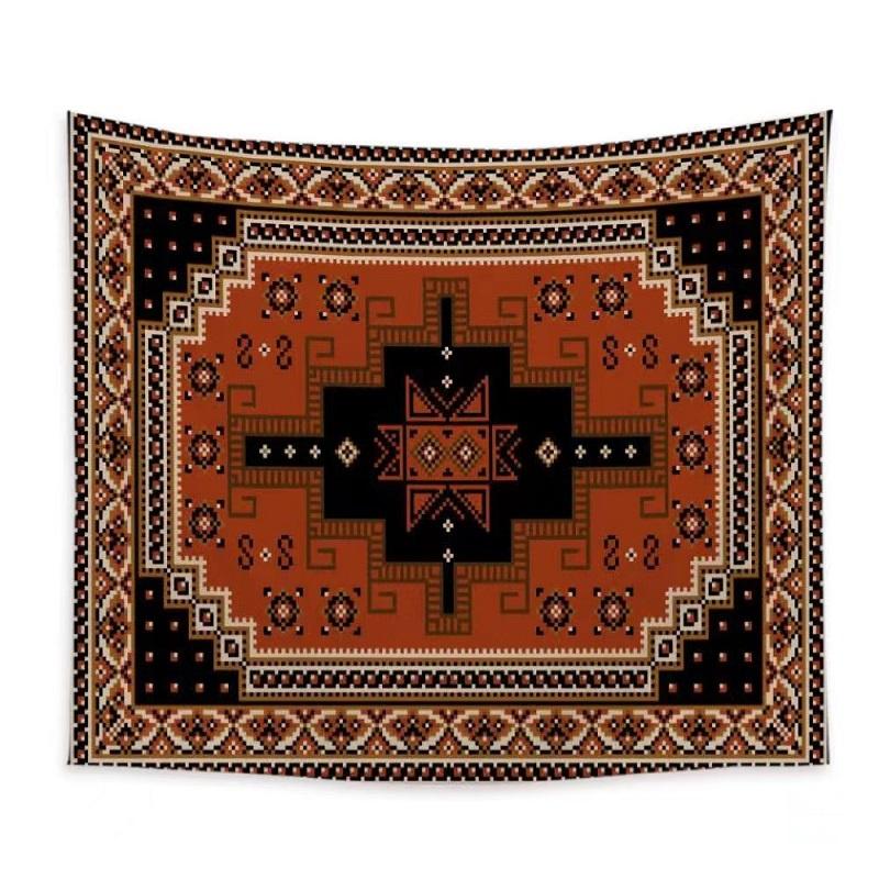 Perská tapiserie nástěnná plážová deka matrace psychedelická bohémská podložka na jógu mandala tapiserie