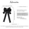 Shirt Bow Brooch Tie Women'S Black College Student School Uniform Graduation Temperament Collar Pin