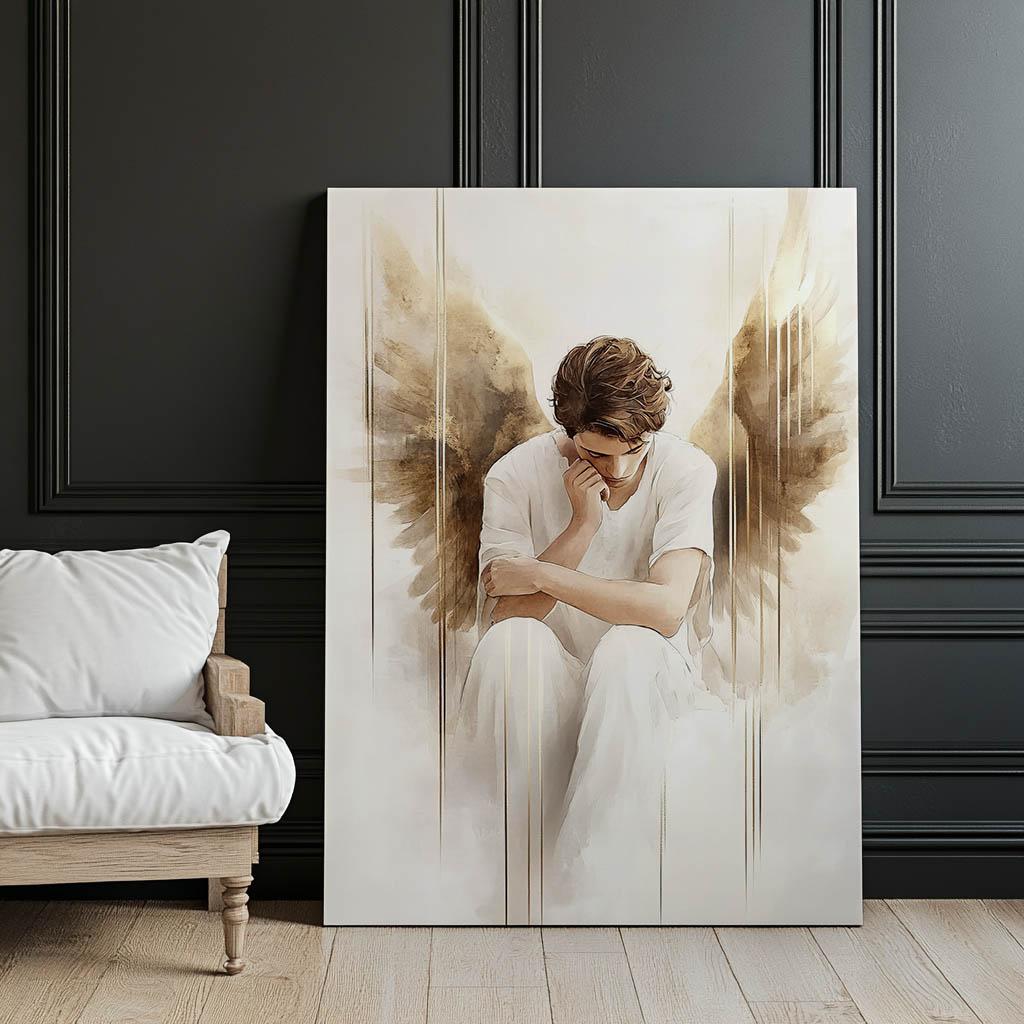 Angel Clouds Angel Clouds, 70X100 Cm, Unframed, Matte Paper 230 Gsm