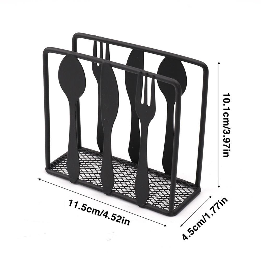 New Metal Tabletop Tissue Rack Decorative Durable Napkin Holder Minimalist Paper Dispenser for Kitchen Dining Table