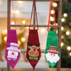 Santa Claus LED Christmas Tie Kawaii Christmas Tie Car Ornament Dog Chrismas Ties  Living Room