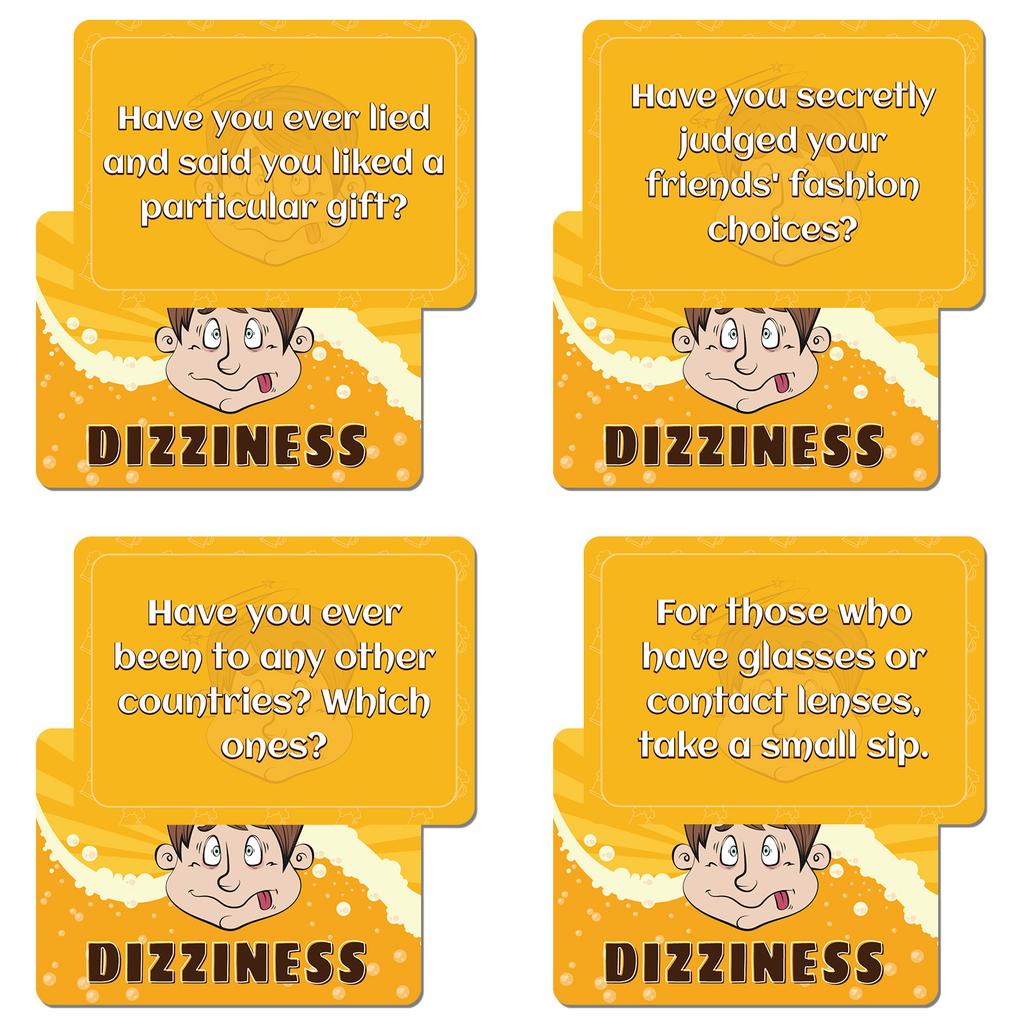 Dizziness Challenge Card Games for Adults Party Icebreaker Truth and Dare Game for Couples Date Night Social Gatherings Game Nights