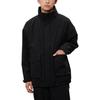 New Balance Jackets Men's Black Stand Collar Moderate Other AMJ25008-BK