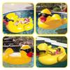 Yellow Duck Inflatable Float Pool Lounge Pvc Cartoon Water Ride For Adults Kids
