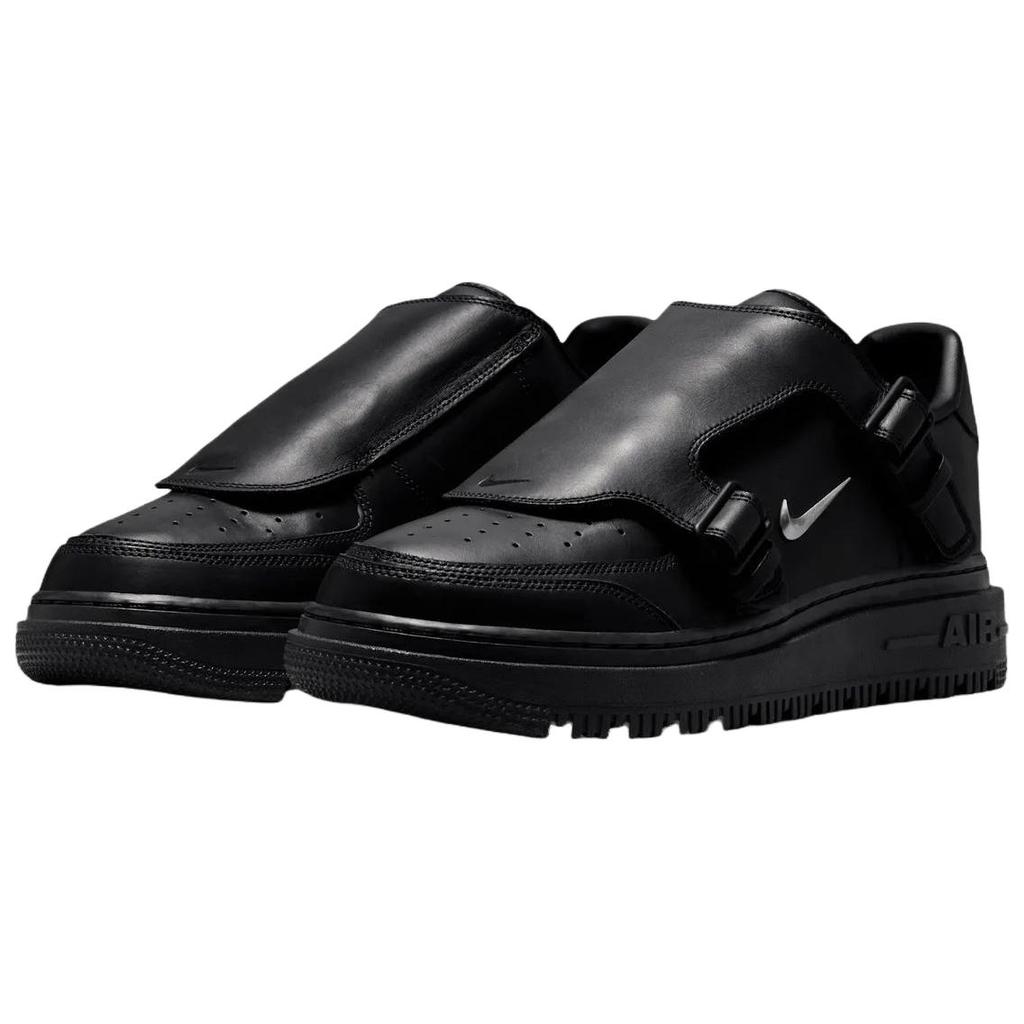 Nike Sneakers Unisex Air Force 1 Low Luxe Nere Argento Metallico-Antracite JA3822-010