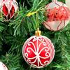 24Pcs/Box Plastic Christmas Colored Balls Electroplated Christmas Decorations  New Year Gift