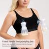 Hands Free Pumping Bra, Adjustable Breast-Pumps Holding and Nursing Bra, Pumping & Nursing Bra in One