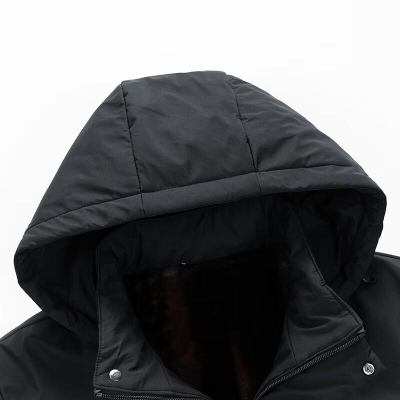 JEEP SPIRIT Men's Hooded Fleece-Lined Padded Jacket