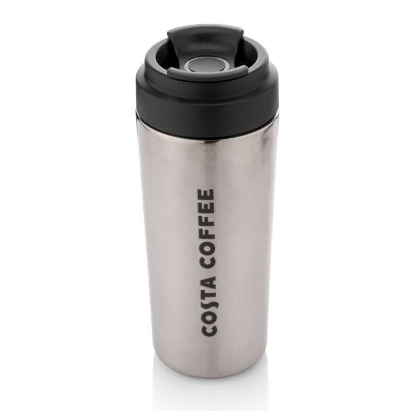 COSTA Urban Silver Peak Pure Titanium Coffee Cup