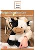 Black & White Cow Bean Plush Toy Doll – Children's Activity Gift