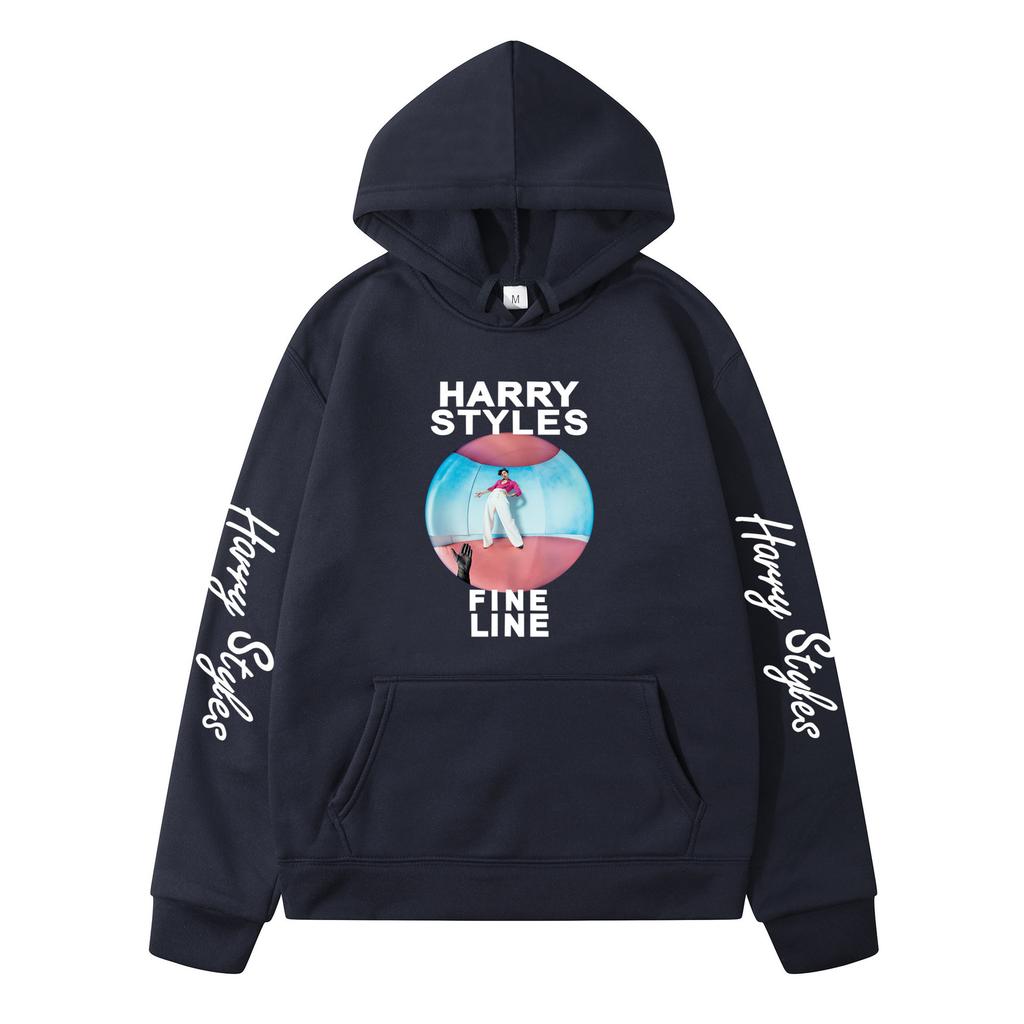 Harry Styles Fine Line Hoodie – Unisex Fleece Lined Sweatshirt for Men & Women, Fall Winter Cozy Pullover, Album Cover Graphic Sleeve Print
