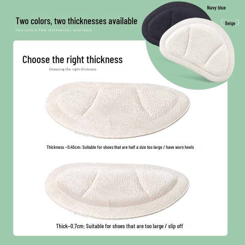 Anti-Abrasion Heel Sticker: Invisible, Cuttable, Soft White for Sports Shoes & High Heels