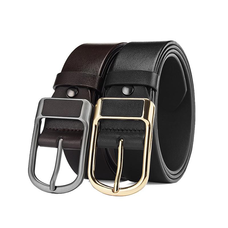 Pu Leather Men Belt With Alloy Pin Closure For Business And Leisure Activities