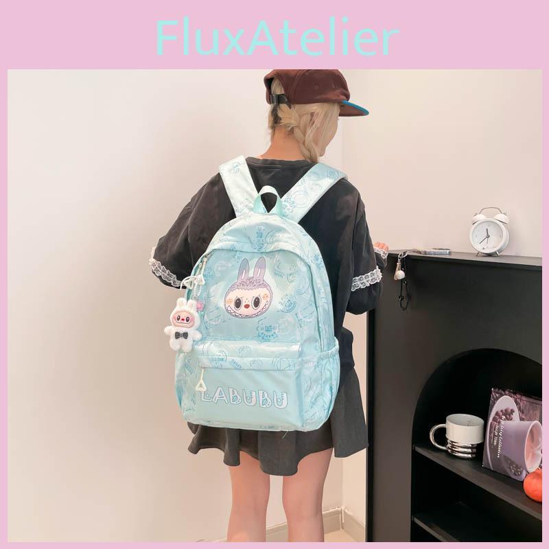 Pattern Highcapacity Cartoon Nylon Backpack Print Designs Girl Student Bag