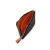 Inden HISOCA Traditional Craft Koshu Inden Deerskin Lacquer Original Brand Coin Purse Black with Black Lacquer Dragonfly [Indenya] [No.9406] [1-008]