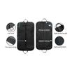 1pcs Black Suit Dustproof Garment Bag With Label Down Jacket Clothing Organizer Apparel Storage Pouch For Formal Wear