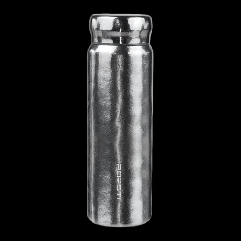 PORSTI Pure Titanium Ultra-light Insulated Water Bottle