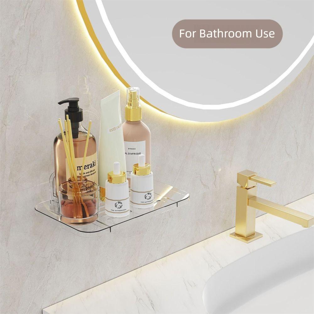 Suction Cup TV Set-top Box Rack Transparent Cable Power Bracket  Living Room Socket