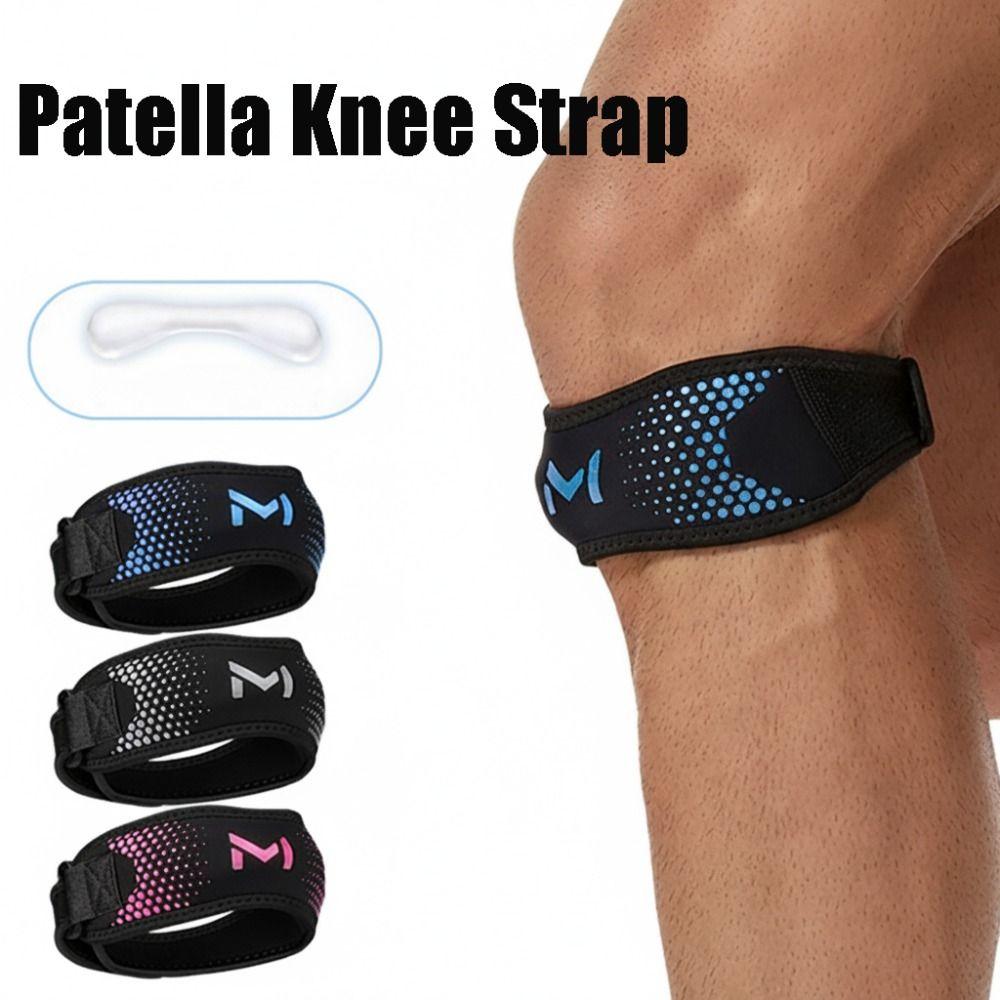 Adjustable Patella Knee Strap Breathable Knee Pain Relief Support Brace  Gym