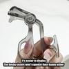 Wide-Angle Partial Eyelash Curler Portable One-Clip Curling Comb Tooth Lashes Curler Easy To Operate Styling Enlarge Eyes Tool