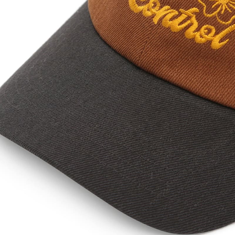 UNDERCONTROL FLORAL SCRIPT / WASHED B B / CAMEL CHARCOAL