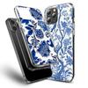 Blue White Porcelain Pattern Phone Case For Iphone 16E 15 Pro 14 Plus 17E 16 17 Pro Max Air 11 12 13 Mini Shockproof Capa Cut