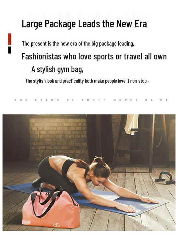 Damen Leichte Yogatasche - Nass-/Trocken-Trennung, Handheld, Großes Fassungsvermögen für Sport & Kurztrips