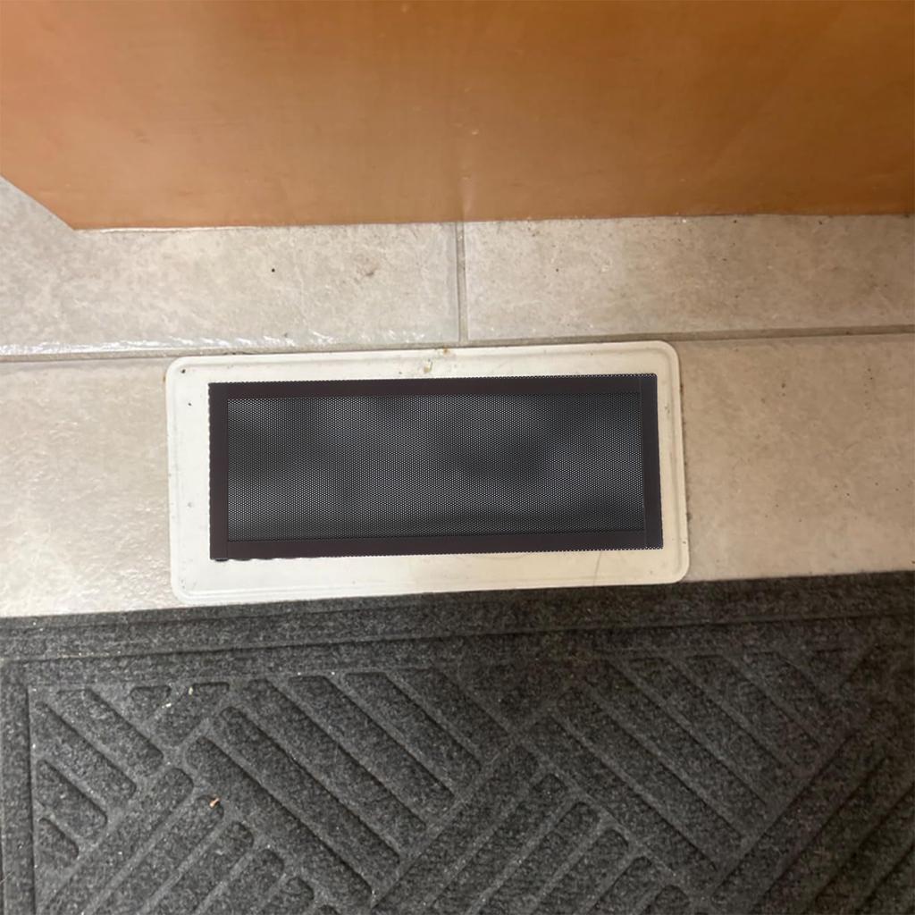 Magnetische Lüftungsgitterabdeckung 4 x 12 Zoll mit integriertem Streifen zur schnellen Befestigung und effektivem Staubschutz für Ihre Lüftungsschlitze