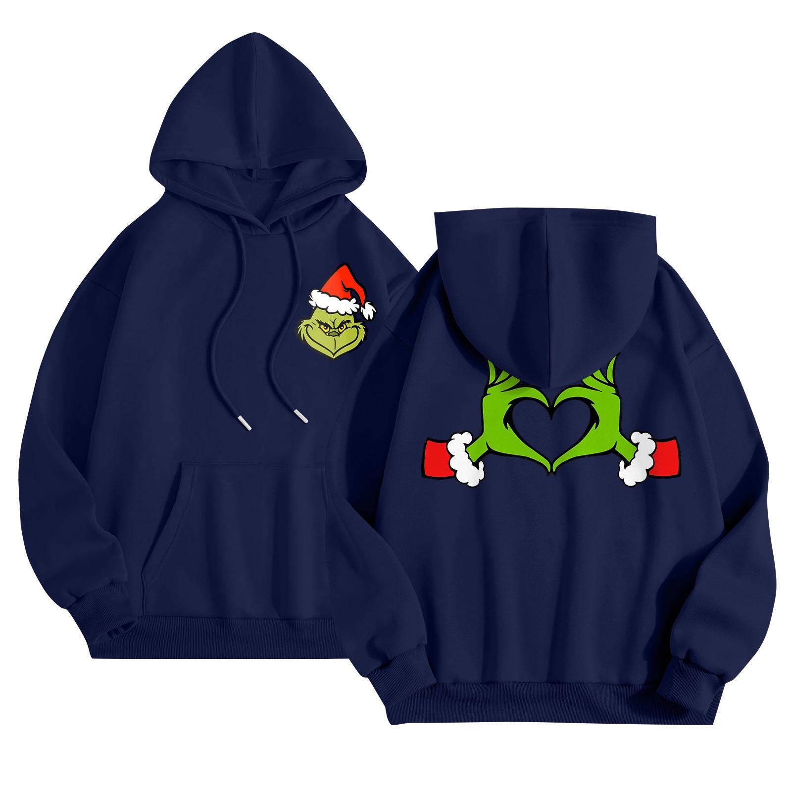 Womens Hoodies Oversized Sweatshirts Long Sleeve Casual Pullover Hooded Sweatshirt Tops M