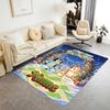 Christmas Bluey Family Customizable Name Floor Mat Suitable for Kitchen Hallway Balcony Outdoor Anti-slip Rug Decorate Offices Wedding Party Gift