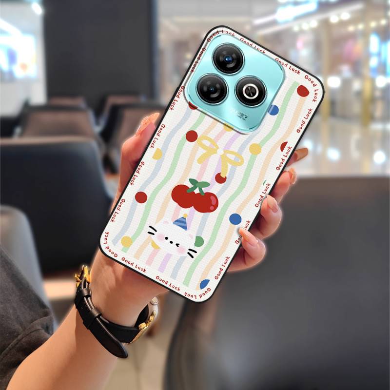 Shockproof Protective Phone Case For ZTE Blade A75 4G/Z2359 Full wrap Anti-dust Back Cover Cute TPU Fashion Design