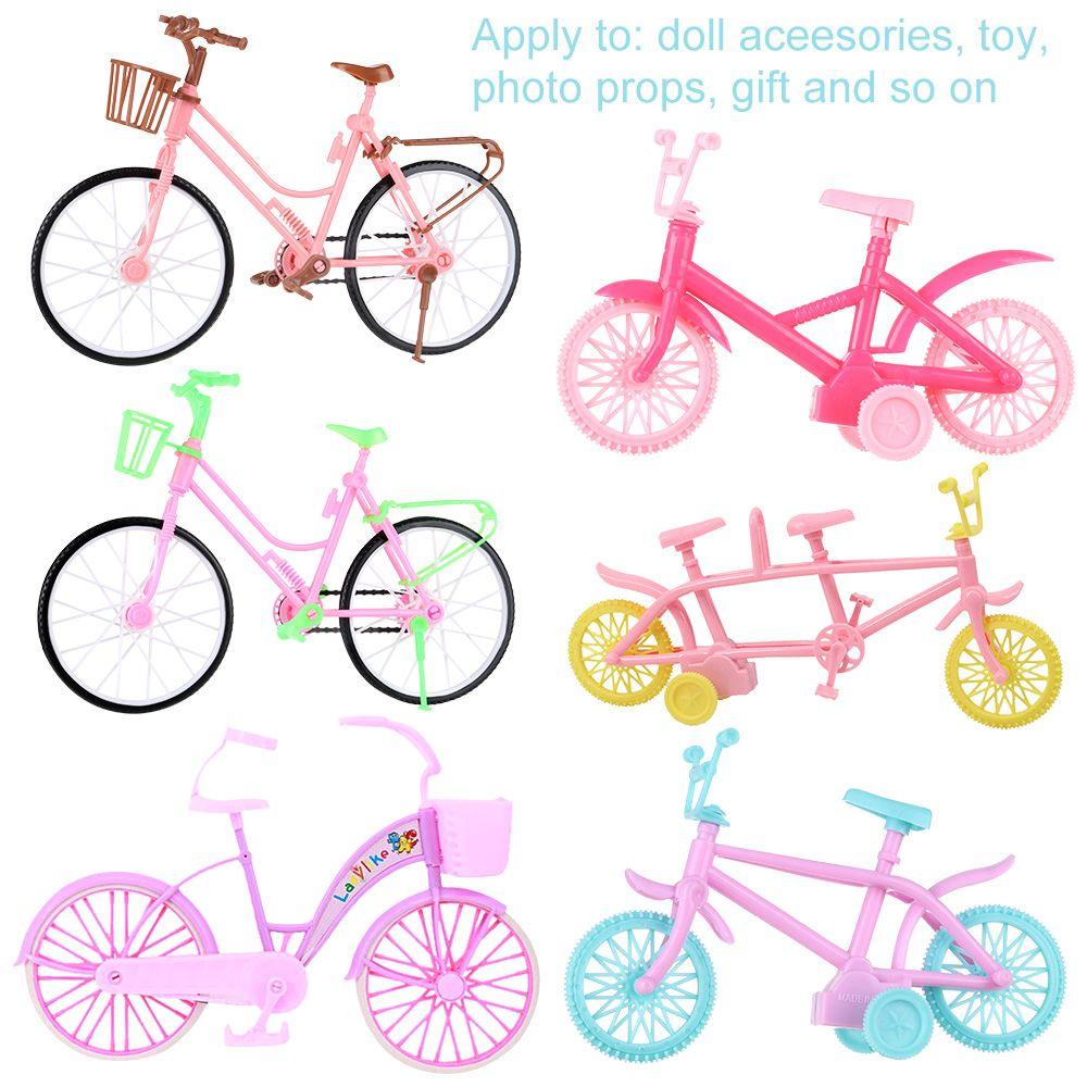 Multicolor Photography Props Cycling Scene Model Doll Bicycle Miniature Bike Dollhouse Accessories