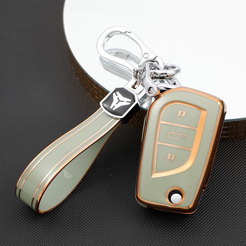 Tpu Car Key Case For Toyota Auris Corolla Avensis Verso Yaris Aygo Scion Tc Im Camry Rav4 Forturner Key Fob Auto Accessories