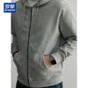 ROMON Men's Heavyweight Full-Zip Hooded Sweatshirt