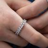 (Silver 925) 4mm Oval Eternity Ring CR1880