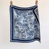 New double-sided silk scarf splicing fashion new versatile neck professional scarf popular recommendation trend