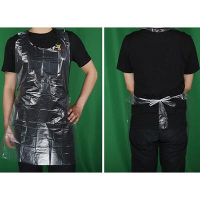 50/100Pcs Disposable Plastic Aprons Eco Flat Pack Protection Body Clear Gowns