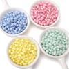 Domestic Glass Solid Color Cream Baked Paint Seed Beads for DIY 52 Pcs