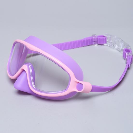 Swim Goggles for Kids Adults No Leaking Anti-Fog Diving Face Guard with Nose