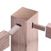 50Pz Domino Legno Massello Tenone Fai da Te Falegnameria Legno di Faggio Chiodo Tappo di Sughero Perni Tappi per Falegnameria Connettori per Giunzione Mobili