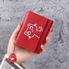 New Cartoon Cat Design Women's Trifold Cute Small Leather Wallet
