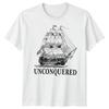 Unconquered Tall Ship Maritime British History Mens T-Shirt Womens Graphic Tee