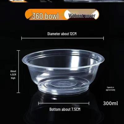 ZISIZ Disposable Plastic Bowl