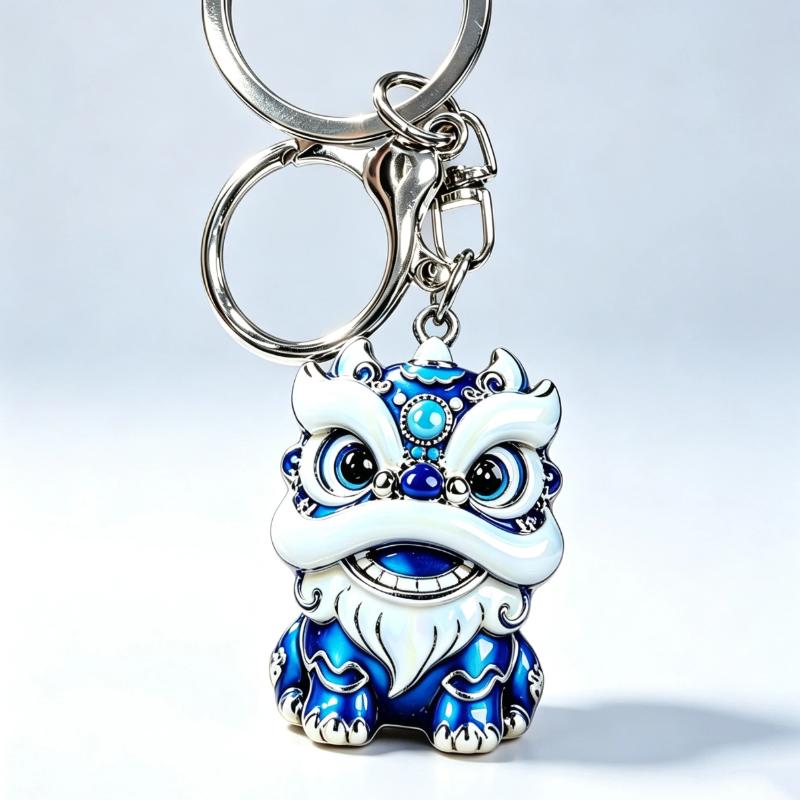 1Pcs Cute & Aesthetic Trendy Exquisite Jewelry Gifts New Chinese Style Nine-Tailed Fox Enamel Pendant Necklace For Women Friends