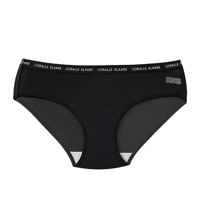 CINOON Women Sexy Low-Rise Satin Mesh Patchwork Letter Waistband Hip-Hugging Briefs Panties