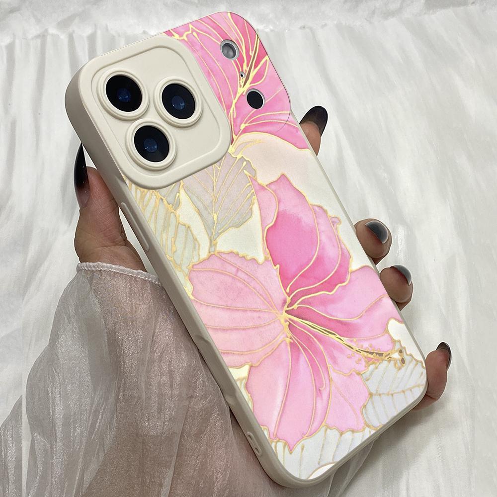 M430 Beautiful Flowers art design Angel Eyes Soft Phone Case for iPhone Samsung Galaxy Xiaomi Rdemi Huawei Honor Infinix Realme OPPO Vivo All Model